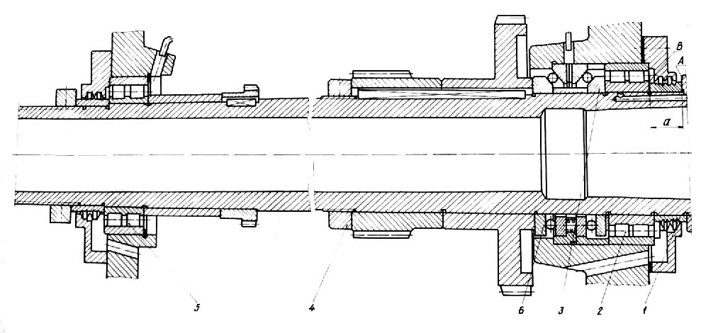 Шпиндель токарно-гвинторізного верстата CU-630 Шпиндель токарно-гвинторізного верстата CU-630